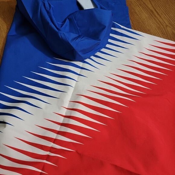 Nike USA Team Marathoner Poncho Jacket Dri-Fit Repel Size Small S Blue Olympics - Picture 4 of 12